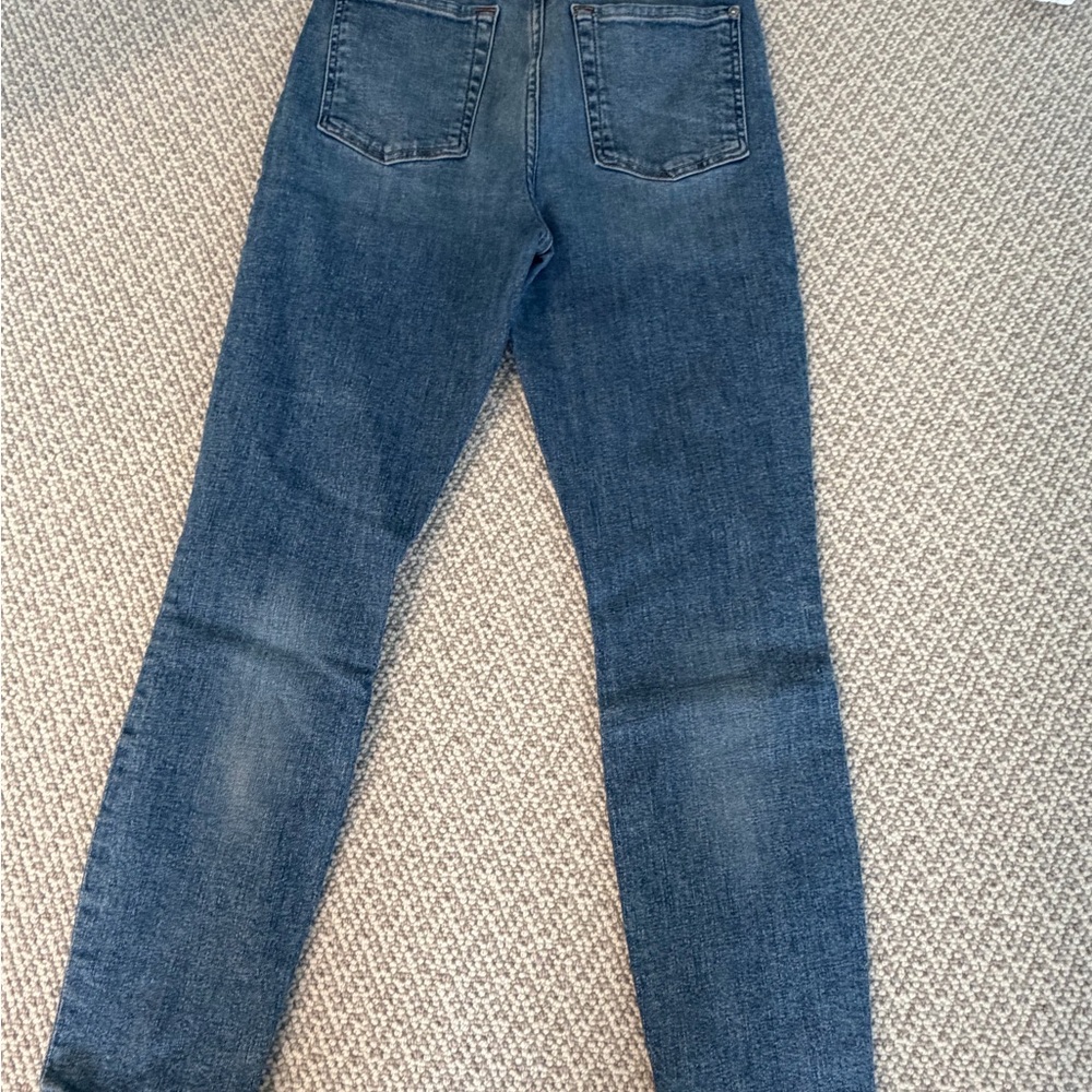 7 For All Mankind Aubrey Skinny Jeans, Size 28, Medium Wash - Picture 2 of 7